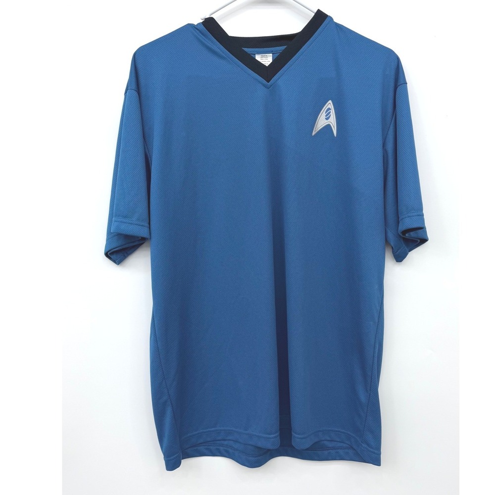 Star Trek Spock Vintage Kellogg's 2009 Movie Promo Shirt Mens XL Blue